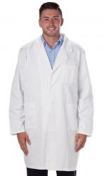 Men's Lab Coat, long, white