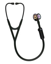 3M Littmann CORE Digital Stethoscope, Black with High-Polish Rainbow Chestpiece