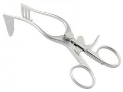 Plester Jansen Retractor, Left Solid Blade