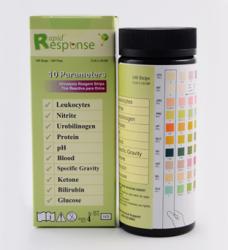 Rapid Response 10 Para (10SG) Urinalysis Reagent Test Strips