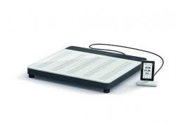 seca EMR-validated Flat Scale with ID-Display and stable glass platform