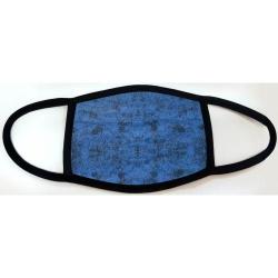 2-ply Polyester/Cotton Mask - Grey Pattern & Navy Pattern [pack of 6]