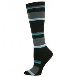 Mens Striped Block Compression Sock